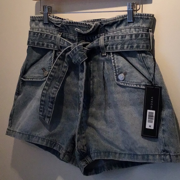 Veronica Beard Nori Paperbag Shorts - Picture 7 of 10